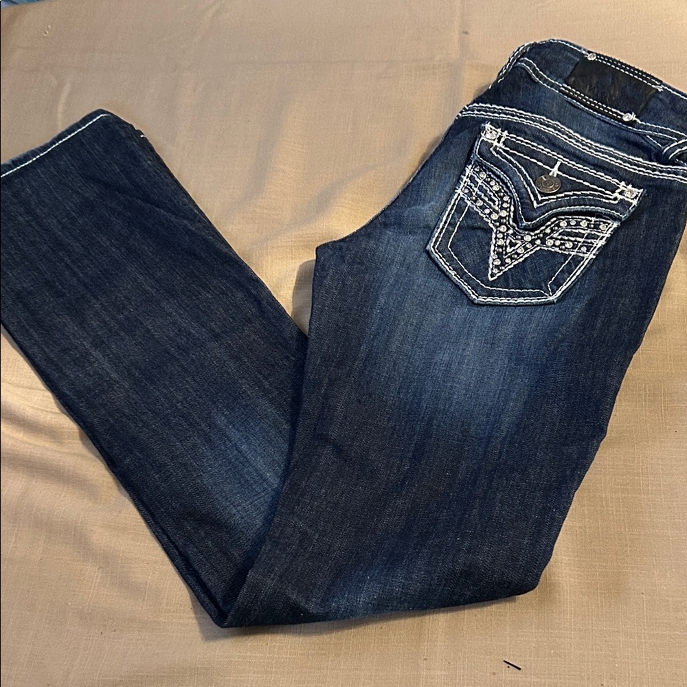 EUC Vigoss Dark Blue Boot Cut Jeans